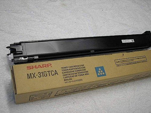 Cartouche Laser de Marque  SHARP MX-31GTCA Cyan (15 000 pages)