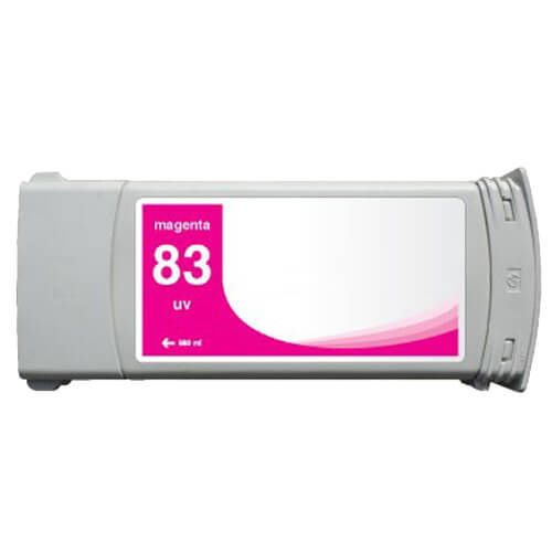 Cartouche Jet d'encre de Marque HP83 C4942A UV-Magenta (680ml)