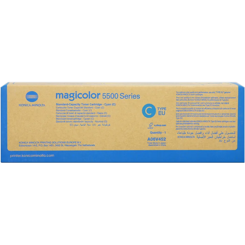 Cartouche laser de Marque Konica Minolta A06V452C Cyan (6 000pages)