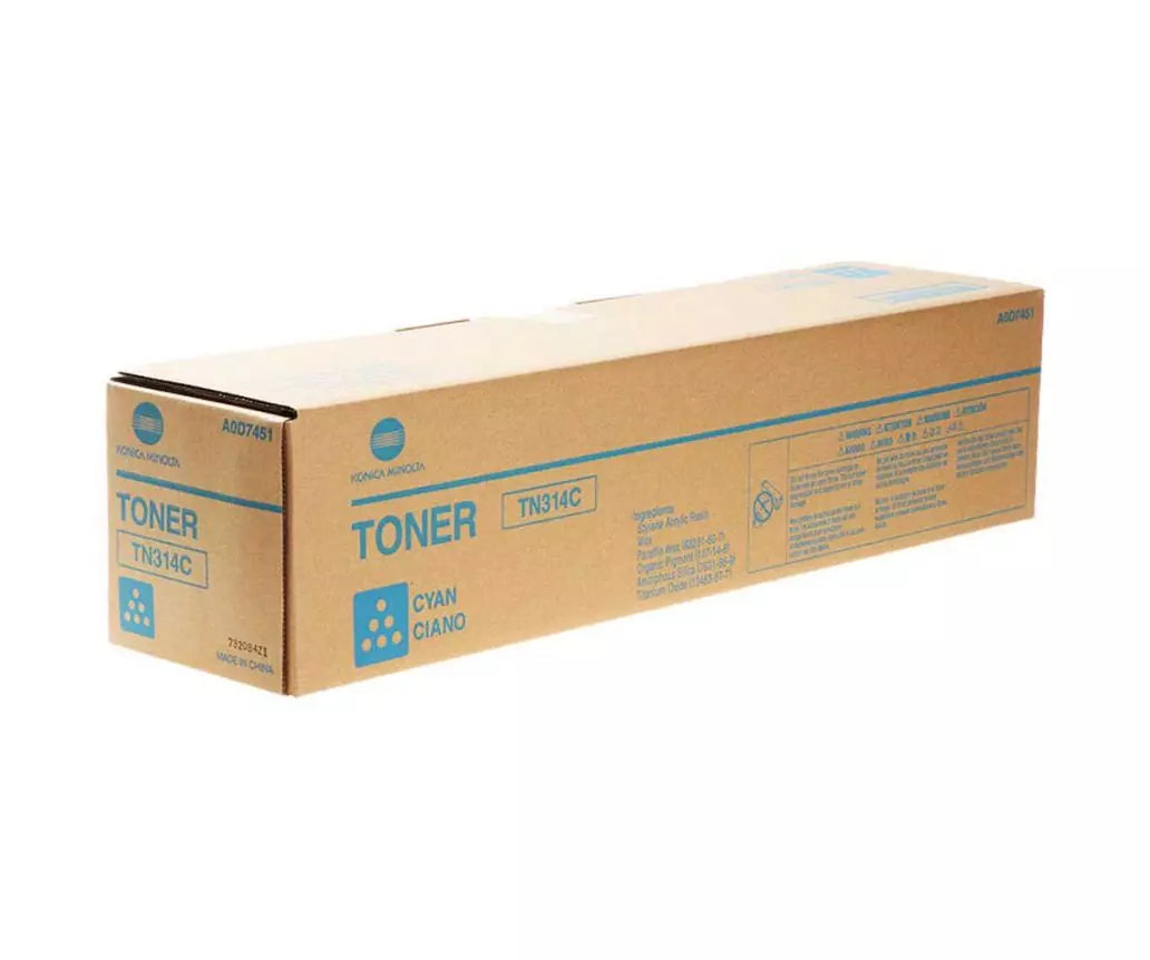 Cartouche Laser de Marque Konica Minolta TN314C Cyan (19000pages)