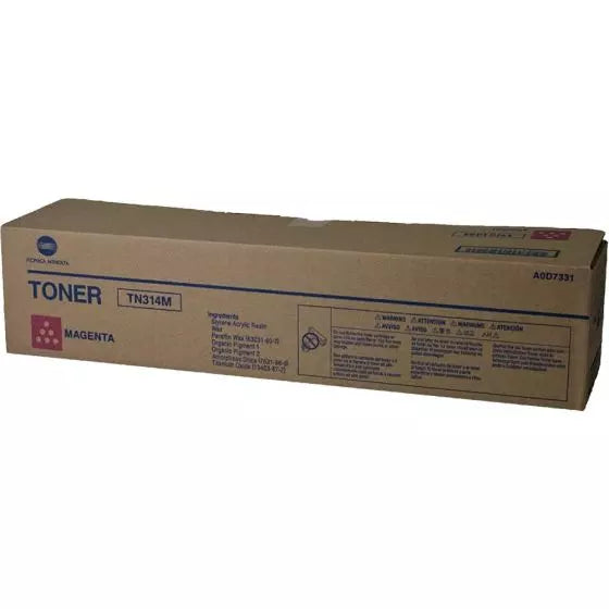 Cartouche Laser de Marque Konica Minolta TN314M Magenta (19000pages)