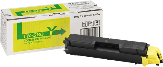 Cartouche Laser de Marque Kyocera TK-580Y Jaune (2800)