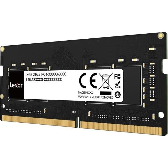 Barrette mémoire 16Go ,DIMM DDR4 Lexar  2666Mhz (Noir)