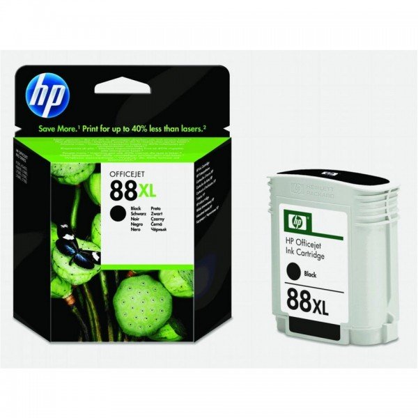 Cartouche Jet d'encre de Marque HP C9396AE N°88XL Noir (2300 pages)