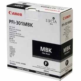 Cartouche Jet d'encre de Marque Canon PFI-301MBK (1485B001pages)igment Noir MAT (330 ml)