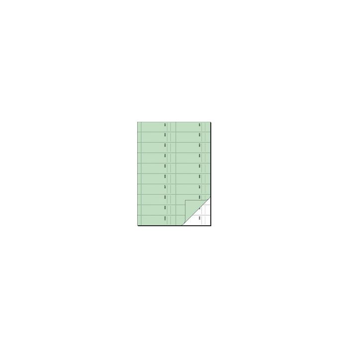 sigel Bloc de bons "Carnet de bons", A4, 1000 coupons, vert