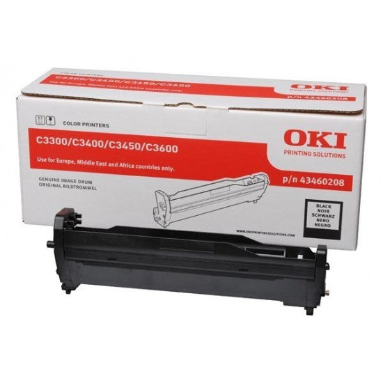 Tambour (drum) de Marque Oki 43460208 Noir (15 000 pages)