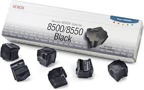 6 bâtonnets Encre solide de Marque  Xerox 108R672 BLACK (6000 pages)