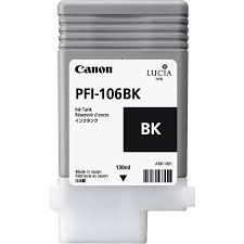 Cartouche Jet d'encre de Marque Canon (PFI 106BLACK) (3000B005) Noir (130 ml)