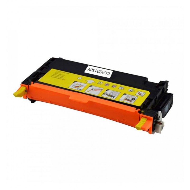 Cartouche Laser de Marque DELL 593-10291 - Jaune de capacite haute - 9000 copies