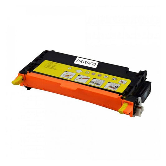 Cartouche Laser de Marque DELL 593-10291 - Jaune de capacite haute - 9000 copies